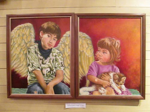 Inauguración de exposición Angolina en el Museo Arte Contemporaneo de Traiguén