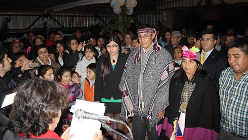 En medio de una comunidad mapuche de Traiguén se realizó primer matrimonio civil en lengua Mapuzugun