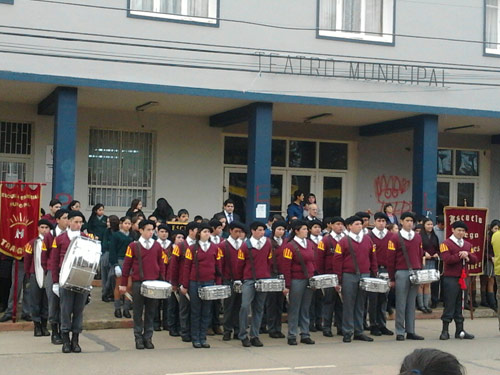 Desfile en Homenaje a Bernando O’higgins en Traiguén