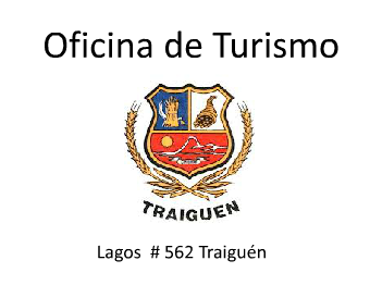 Invitación a Inscripción a los Artesanos de Traiguén