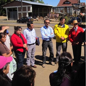 Gobierno Regional se compromete a la entrega de recursos para el techado de la Feria Chacarera de Traiguén