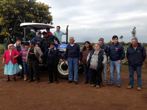 Agricultores de Traiguén  recibieron  importantes recursos a través de Proyecto de la Conadi