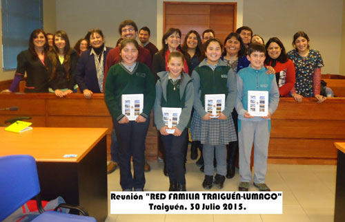 Oficina de Protección de Derechos, OPD “We Kintun”, que atiende las comunas  de Traiguén y Lumaco, presenta a niños y niñas del Consejo Comunal de Infancia   en la Red Familia Traiguén – Lumaco