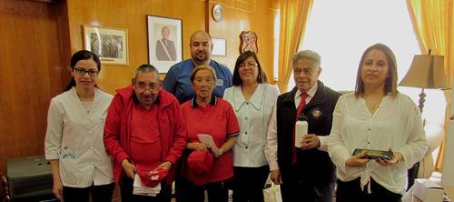 Eleam Santa Isabel De Traiguén Visita A Alcalde Luis Álvarez