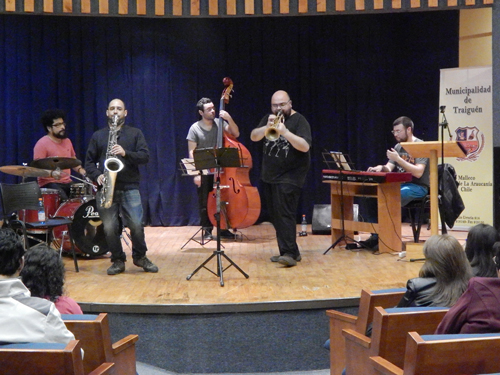 Destacada Presentación En Traiguén De Sebastián Jordán Quinteto