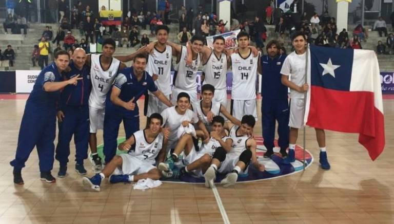 Chile venció a Argentina y es campeón del Sudamericano sub 17 de básquetbol