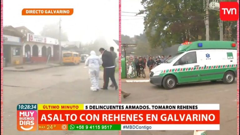 Asalto con toma de rehenes en Galvarino dejó un carabinero y otras dos personas heridas