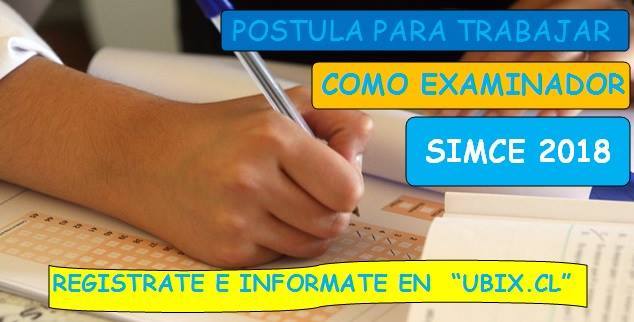 Postula para Evaluador o Supervisor del SIMCE 2018