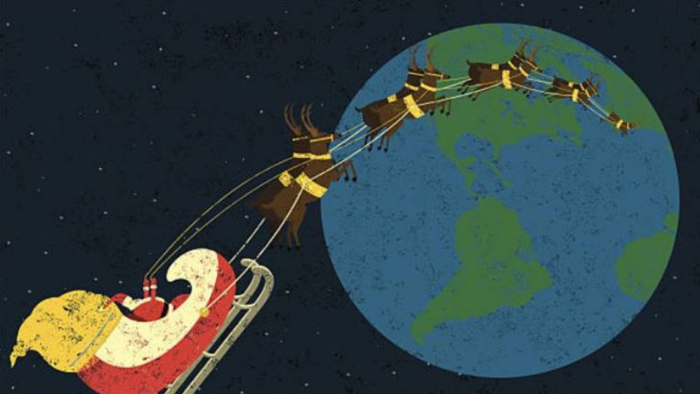 ¿Dónde viene el Viejito Pascuero? ¿Dónde viene Santa Claus? ¿Dónde Viene Papá Noél? : sigue aquí su viaje desde el Polo Norte