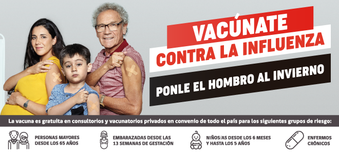 Sábado 11 de Mayo :  Vacunación Contra la Influenza en Hospital de Traiguén