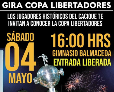 Trofeo Ganado por Colo Colo en la Copa Libertadores ’91 llega a Traiguén