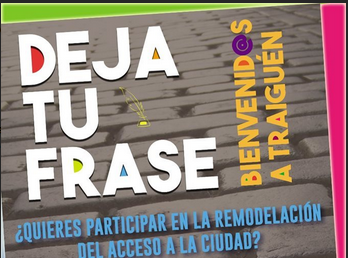 Deja tu frase y sé parte de la historia de Traiguén