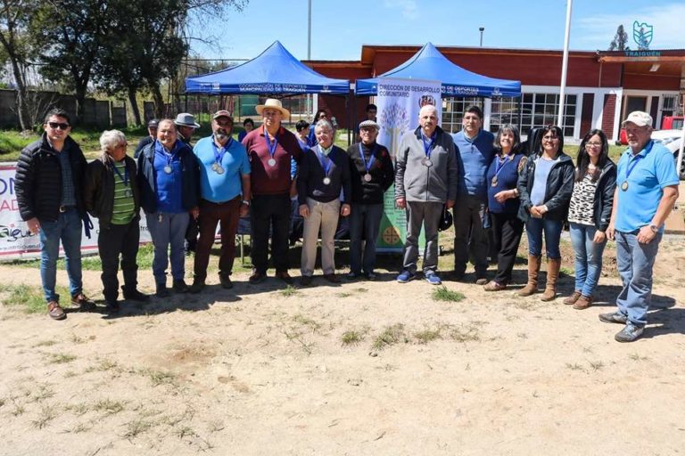 Primer Campeonato de Rayuela de Adulto Mayor se Realizo en Traiguén