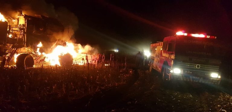 Atentado Incendiario contra Maquinaria en Fundo Antofagasta en Traiguén