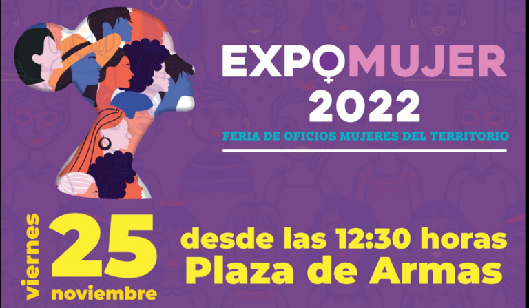 Expo Mujer 2022 en Plaza de Armas de Traiguén : Hoy 25 de Noviembre