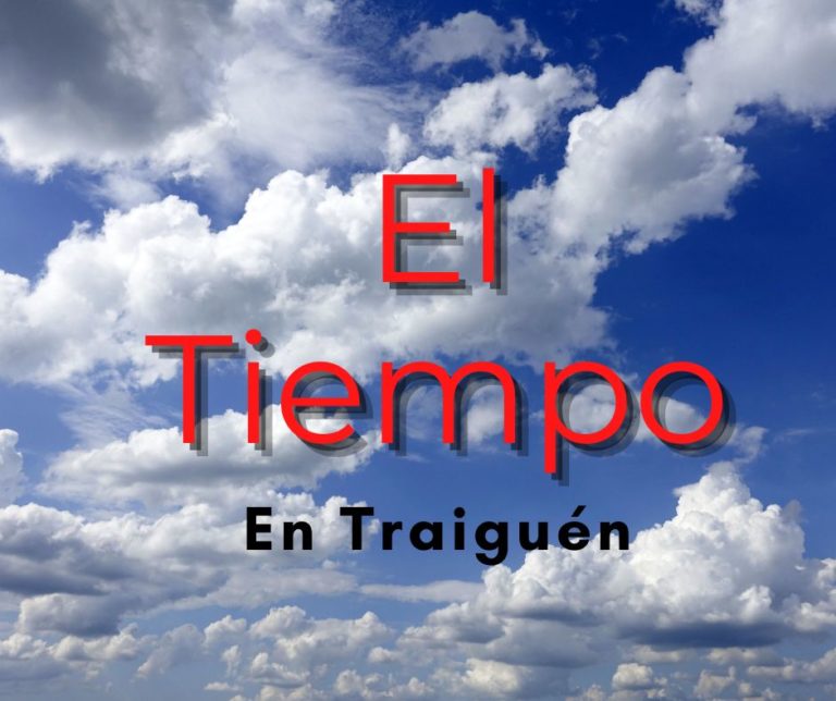 El Tiempo para Mañana 02 Abril : se esperan cielos cubiertos con lluvias débiles por la mañana en Traiguén