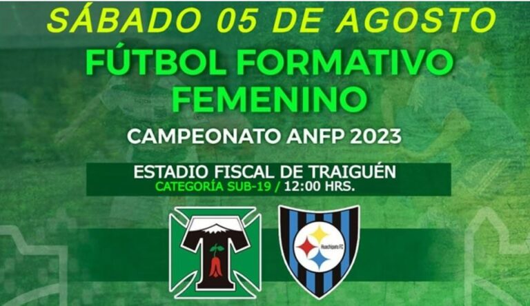 Deportes Temuco Femenino Disputará en Traiguén sus Partidos Oficiales frente a Huachipato Por Campeonato ANFP Este Sábado 05 de Agosto
