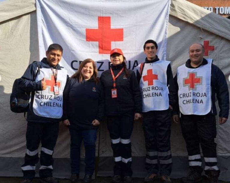 Cruz Roja Filial Traiguén : Voluntarios en Jovenpaloza 2023