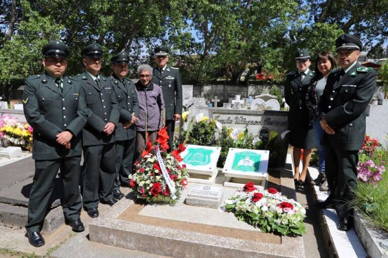 GENDARMERÍA DE LA ARAUCANÍA CONMEMORA A SUS MÁRTIRES : En Traiguén a Alex Villagrán Pañinao