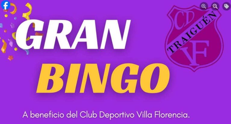 ¡No te lo pierdas! El próximo viernes 6 de septiembre, el Villa Florencia te Invita a su Gran Bingo con Grandes Premios.