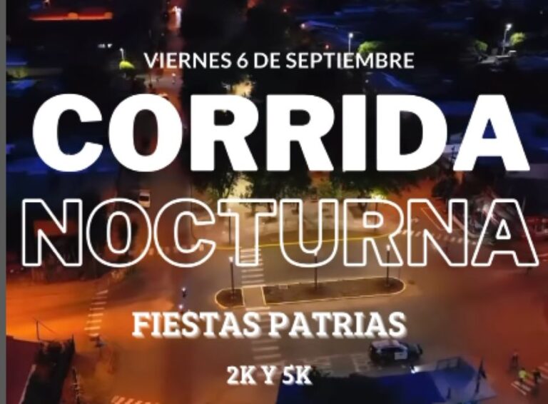 Todo Listo para la Nueva Edición de la Corrida Recreativa Nocturna en Traiguén: Viernes 06 de Septiembre 2024