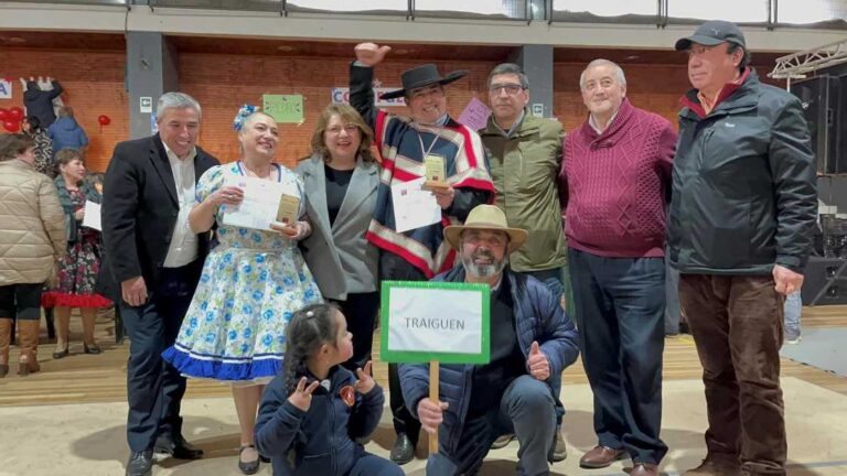 Triunfo de Traiguén en el Provincial de Cueca del Adulto Mayor Purén 2024