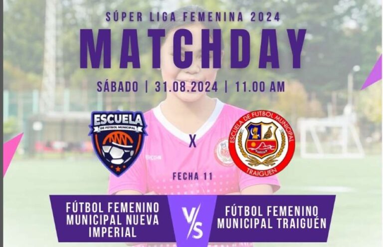 Con el Corazón en la Cancha: Traiguén Enfrenta a Nueva Imperial en la Fecha 11 de la Super Liga Femenina