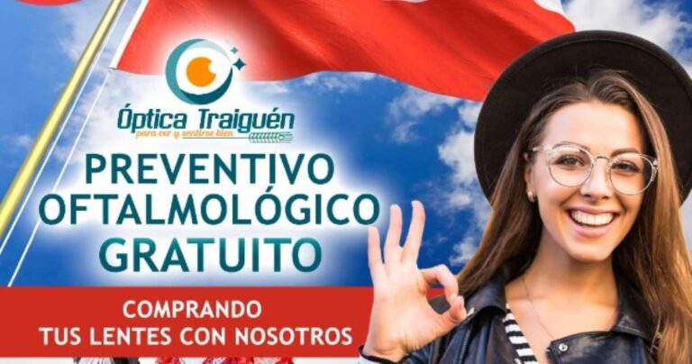 Atención Traiguén y Alrededores: Óptica Traiguén Ofrece Preventivo Oftalmológico Gratuito