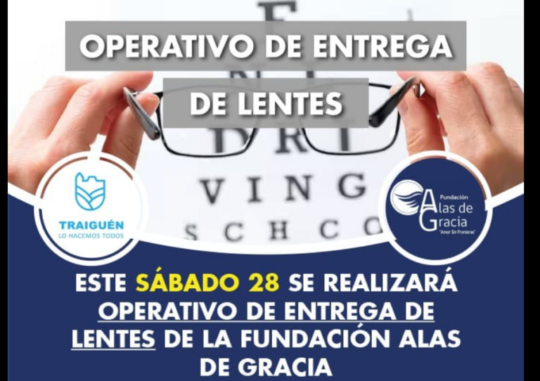 Sábado 28 Septiembre : Entrega de Lentes a 185 Beneficiarios Operativo Fundación «Alas de Gracia»