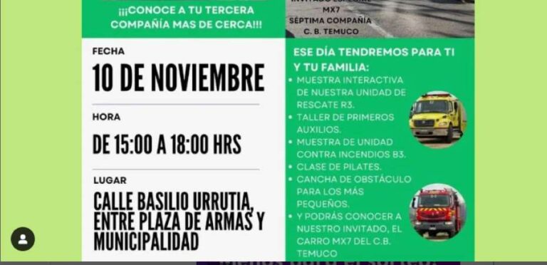 ¡Celebración heroica! La Tercera Compañía de Rescate cumple años y lo festeja con la comunidad