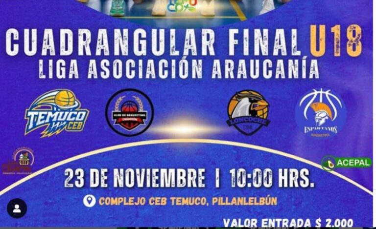 CB Traiguén busca la gloria en el Cuadrangular Final de la Liga Araucanía U18