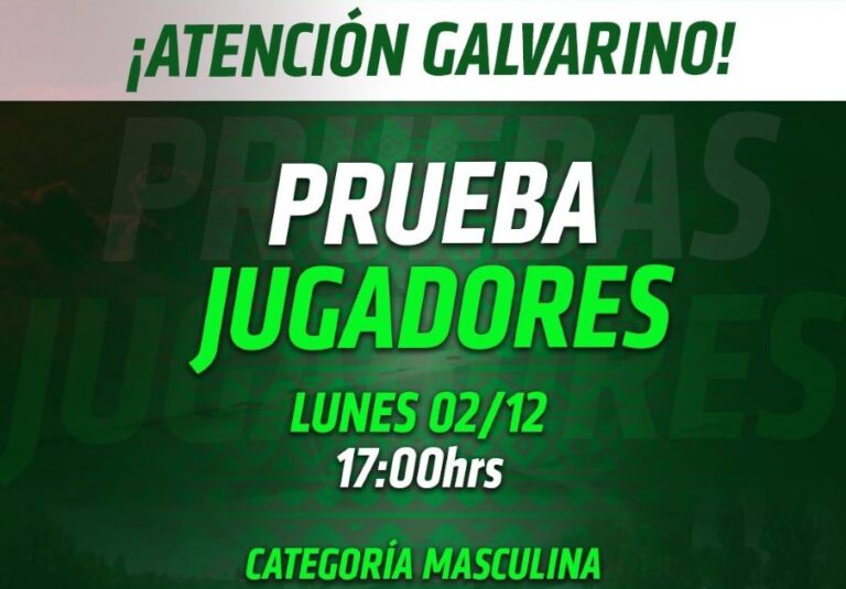 Atención Fútbolistas : Deportes Temuco Realizara Prueba de Jugadores el 2 de Diciembre en Galvarino