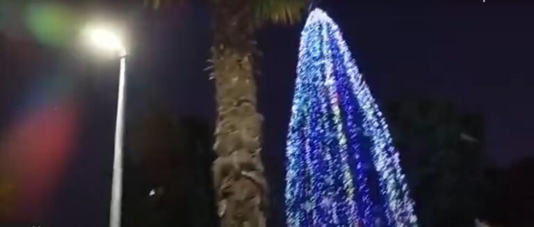 Concurrida Actividad Encendido de Árbol de Navidad y Villancicos de Realizo en Plaza de Armas de Traiguén