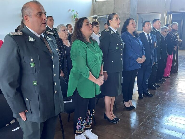 Ceremonia del 7° Aniversario del Centro de Formación de Gendarmería en Traiguén