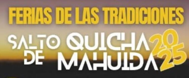 Feria de las Tradiciones «Salto de Quichamahuida» –  Sábado 25 de Enero