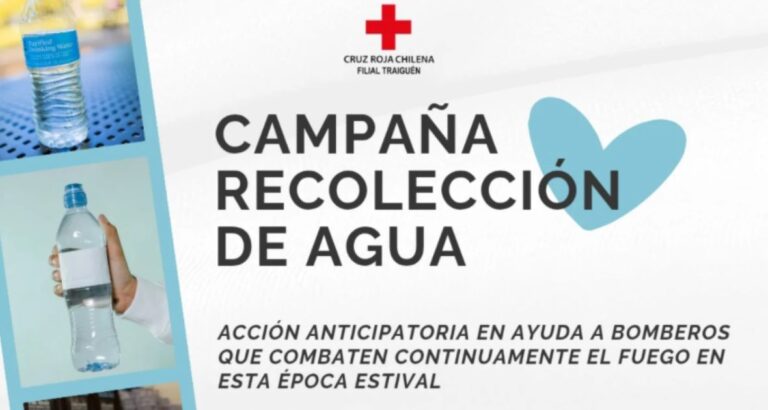 Cruz Roja Filial Traiguén Abre Campaña de Donaciones para Bomberos en Emergencia Estival