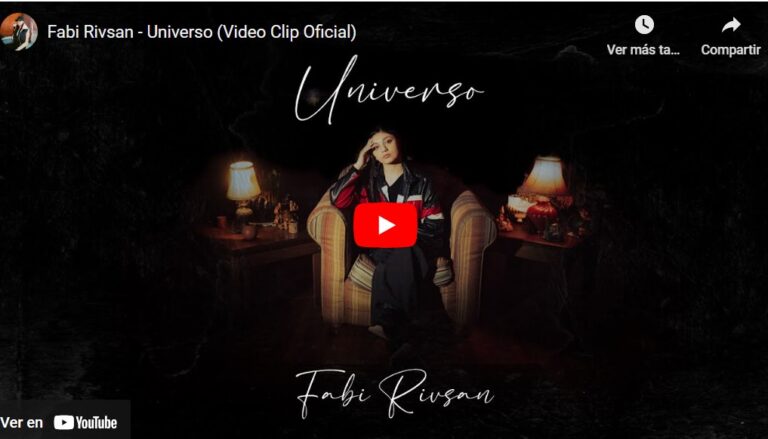 [Video Oficial]Fabi Rivsan presenta «Universo»: Un nuevo tema que refleja su talento y pasión por la música