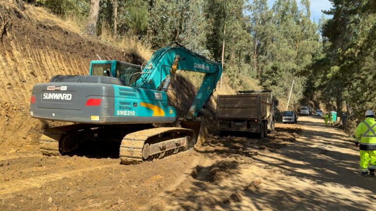 Obras para Pavimentación del Camino Antiguo a Traiguén Lleva Sobre un 30% de Avance