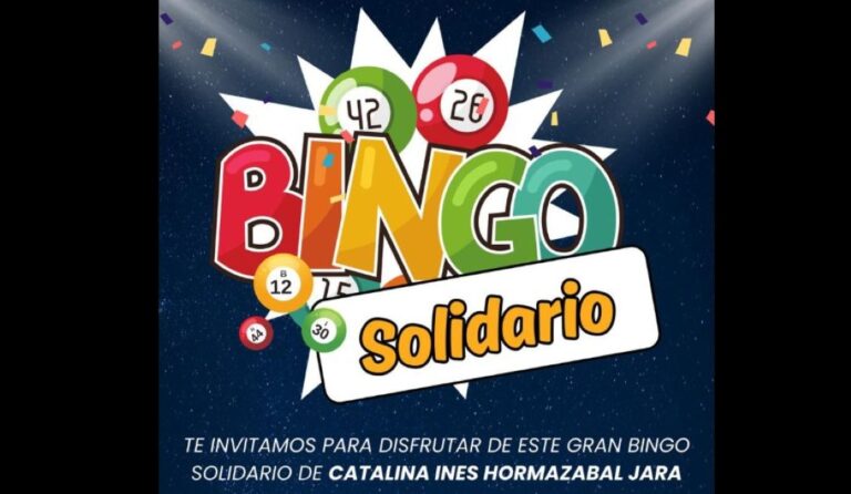 Gran bingo solidario por Catalina Inés, viernes 28 de marzo del 2025