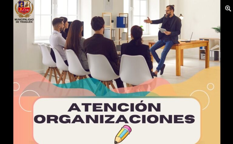 La Municipalidad de Traiguén Invita a Dirigentes Vecinales a Charla Informativa Sobre Fondos Comunitarios