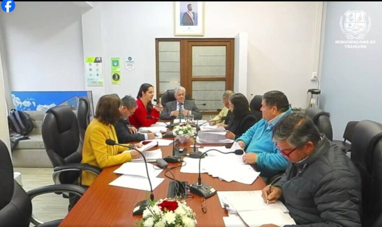 Sesión Concejo Municipal de Traiguén : Lunes 28 de Abril del 2025