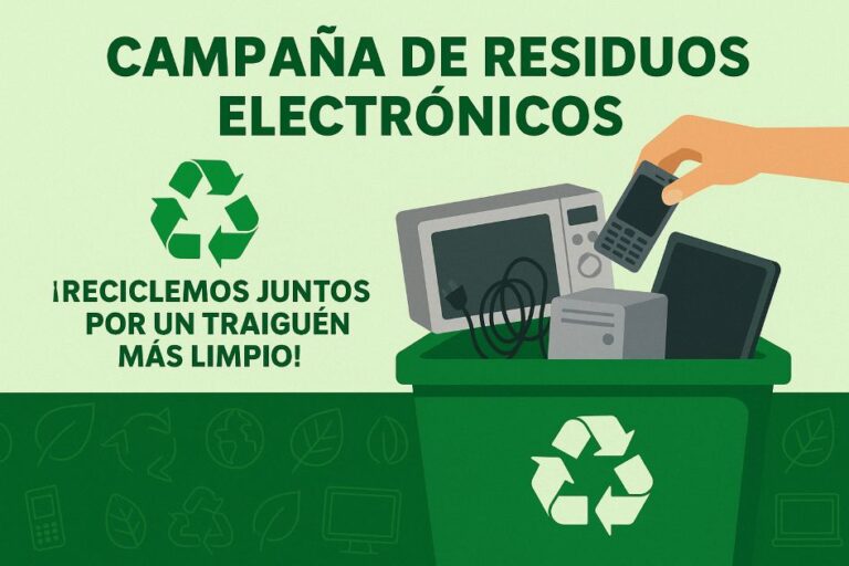 Traiguén se Compromete con el Medio Ambiente: Campaña de Recolección de Residuos Electrónicos