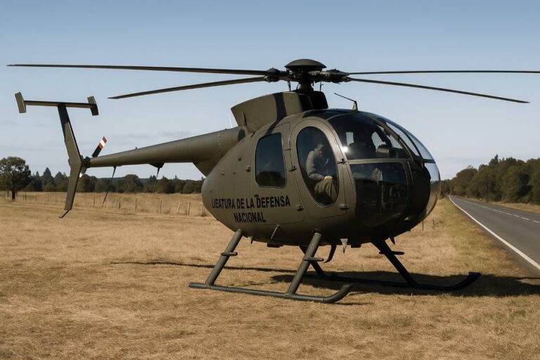 Helicóptero de la Defensa Nacional de La Araucanía realiza aterrizaje de emergencia sin heridos