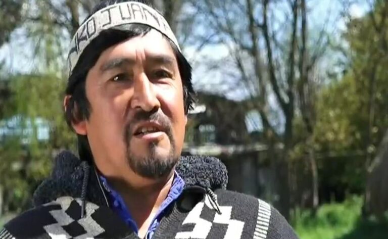 Lonko de la Comunidad Temulemu de Traiguén y Vocero de la CAM  Juan Pichún Fue Detenido Por Funcionarios de la PDI