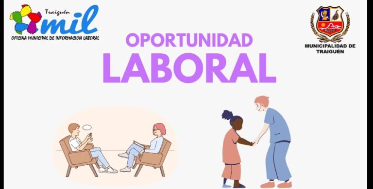 Traiguén: Oportunidad Laboral en la OMIL para Profesionales en Salud y Educación