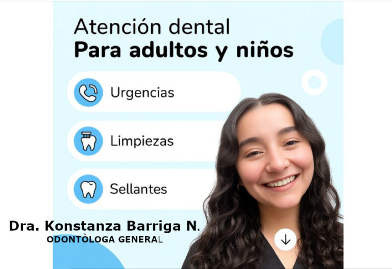 Odontología General – Dra. Konstanza Barriga N.